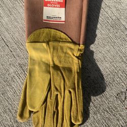 Quality Wolverine Pigskin Leather Gloves Size Large
