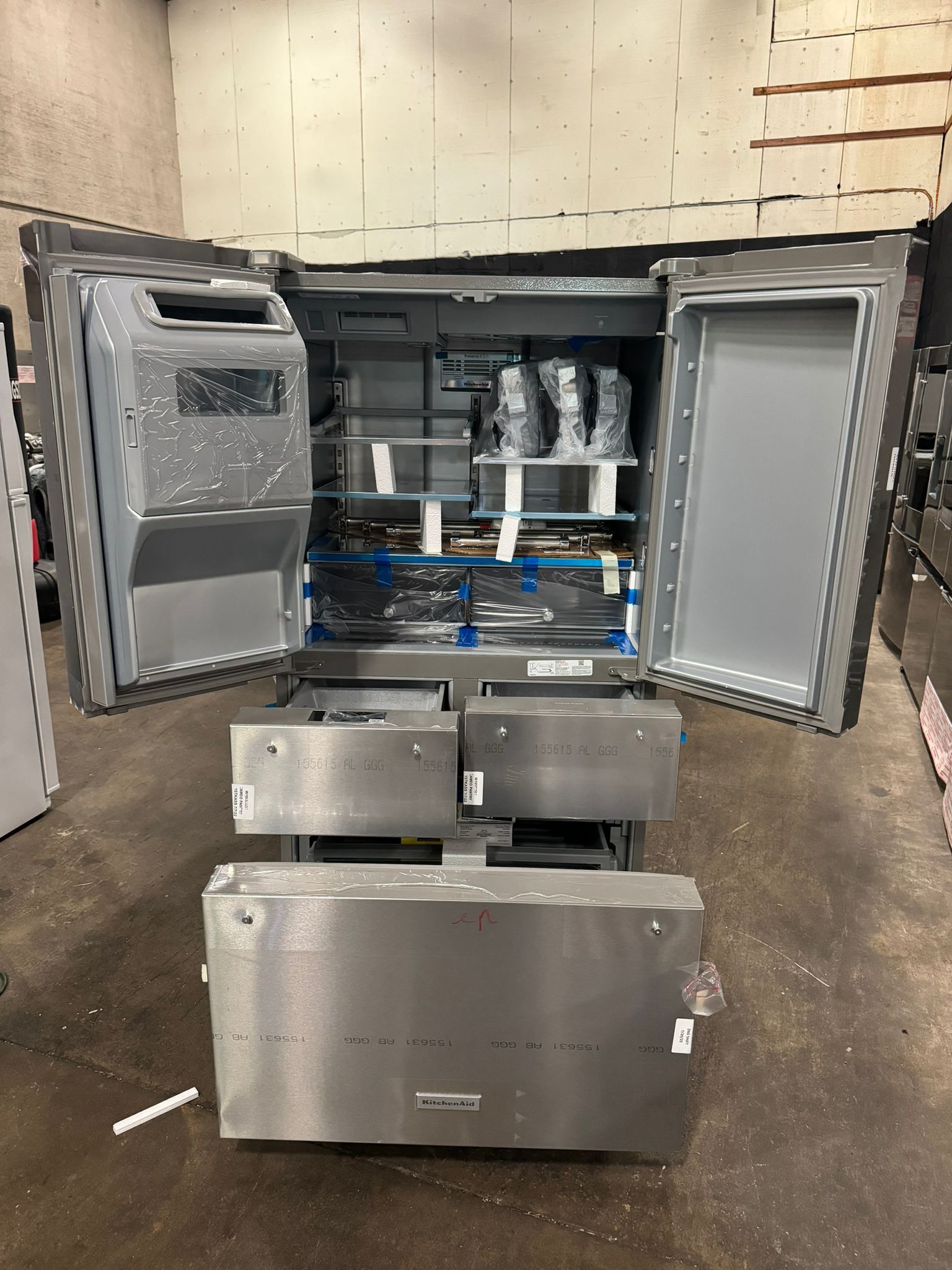 New Scratch & Dent Kitchen Aid Refrigerator. Delivery Available