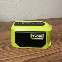 Ryobi ONE+ Portable Compact Smart Bluetooth Speaker PAD02 Tool Only Pre-Owned