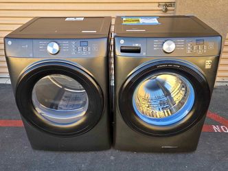 Ge Front load washer and gas dryer