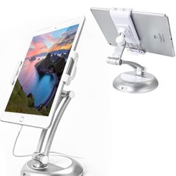 New! Adjustable Phone Stand Tablet Holder: 360° Rotated Tablet Desk Stands Tab 4-10 Inch