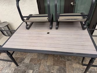 Patio table set
