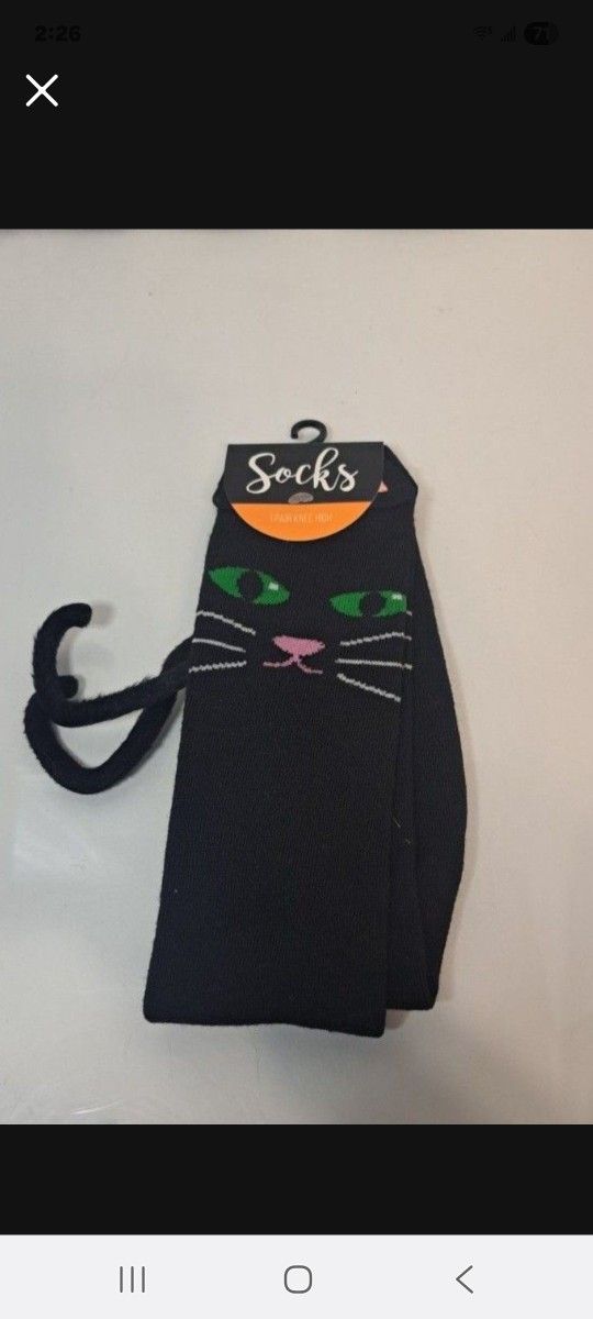 Halloween Knee High Socks