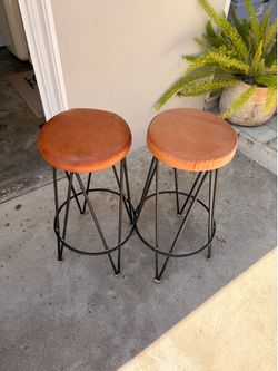 Leather Barstools