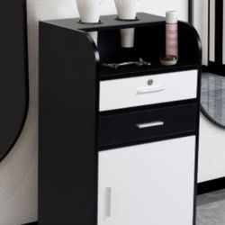 Mobile Styling Cabinet With Holder