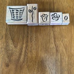 Stampin Up! Rubber Stamps From 1999, Floral