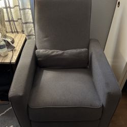 Grey rocking Chair/recliner 