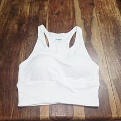 YoungLA Women's White Sports Bra