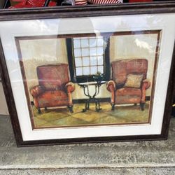 Art by N Wyatt JR titled "The Art of Conversation Original painting 