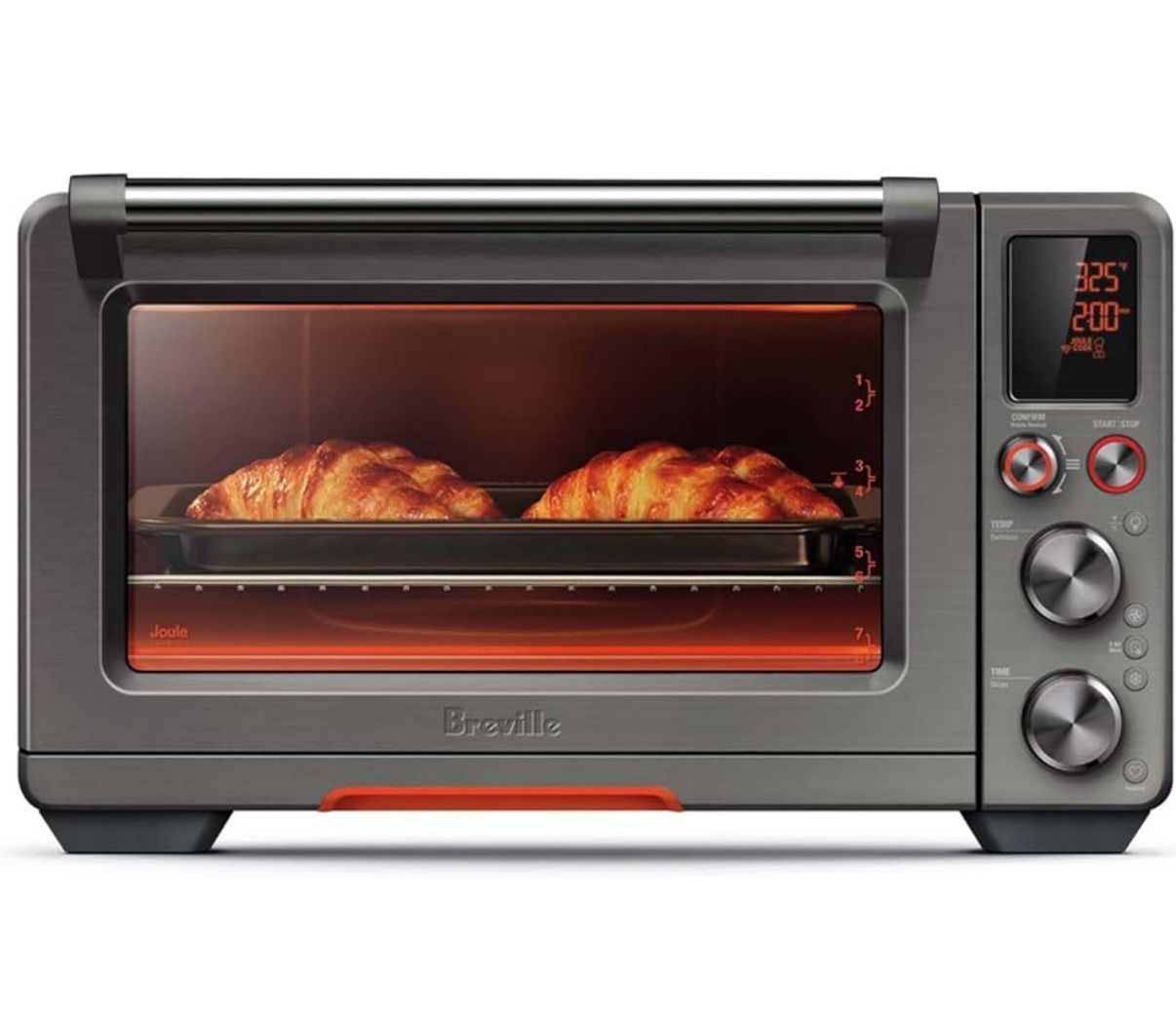 Breville BOV950BST Joule Smart Countertop Oven Air Fryer Pro, Black Stainless Steel
