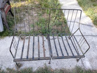 Vintage Wrought Iron Bench/Loveseat