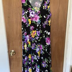 Black Floral Dress