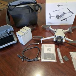 DJI Mini 4 Pro Fly More Combo - RC2 Remote, 3 batteries, 256GB Sandisk and more