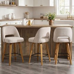 Arvasslia Swivel Bar Stools, Set