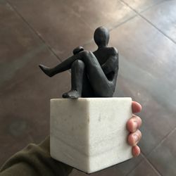 2 Twin Marble Statues 