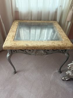 Stone & Iron side table and coffee table set
