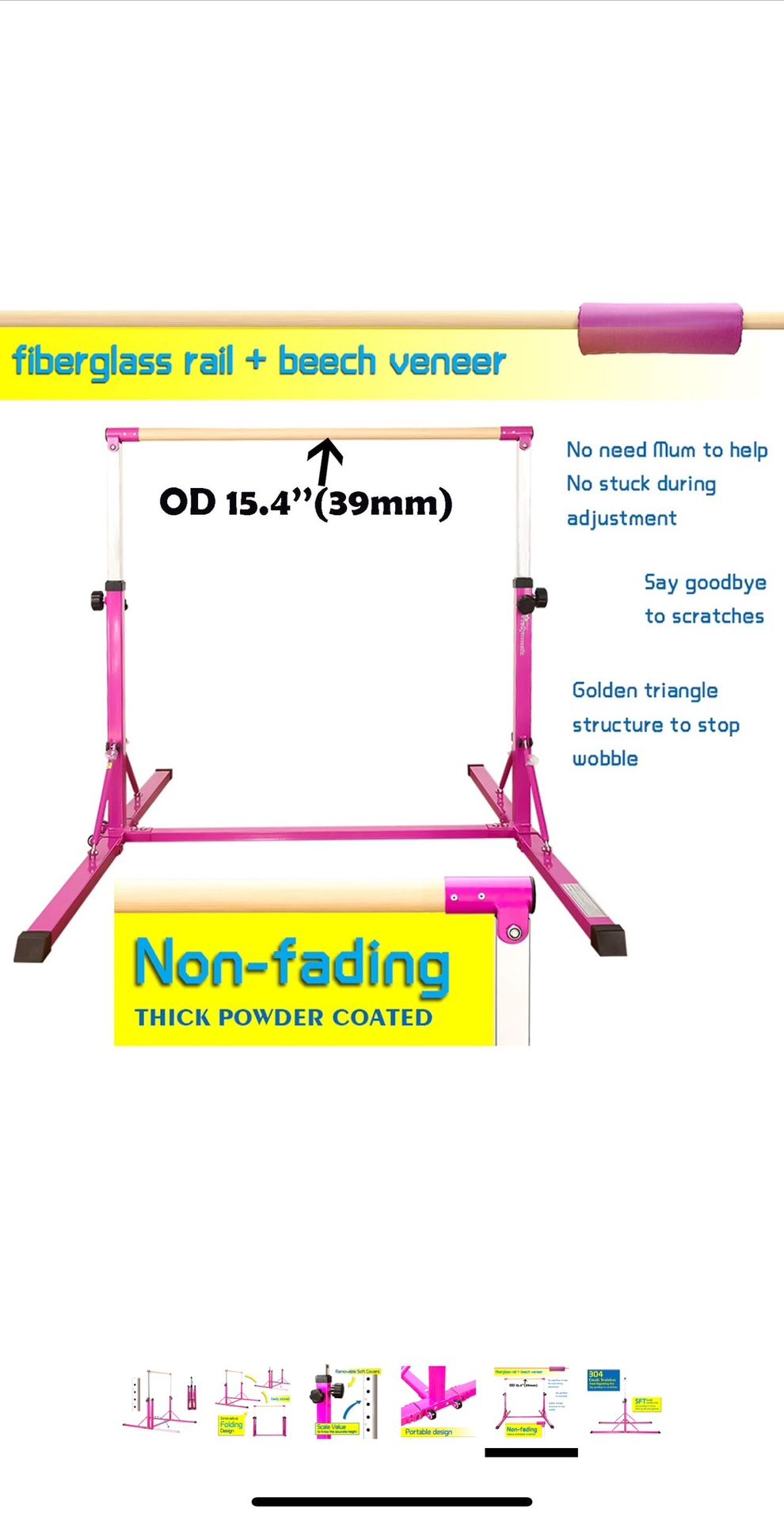 Gymnastic Kip Bar
