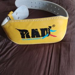 New Rad Weightlifting Belt 4 Inch Back Size Medium
