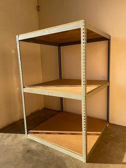 Industrial Racks 48 in W x 48 in D Used Heavy Duty 3 Tier Storage Shelving Stronger Than Homedepot Lowes And Costco Delivery Available