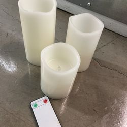 Battery Pillar Candles 