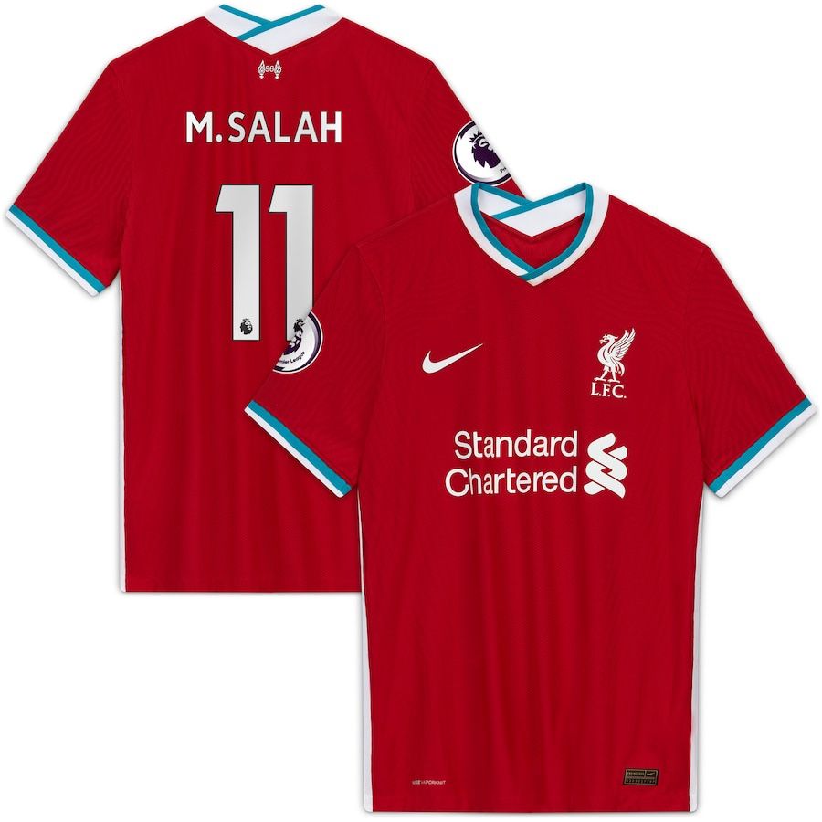 Liverpool FC Mo Salah Home Soccer Mens Jersey