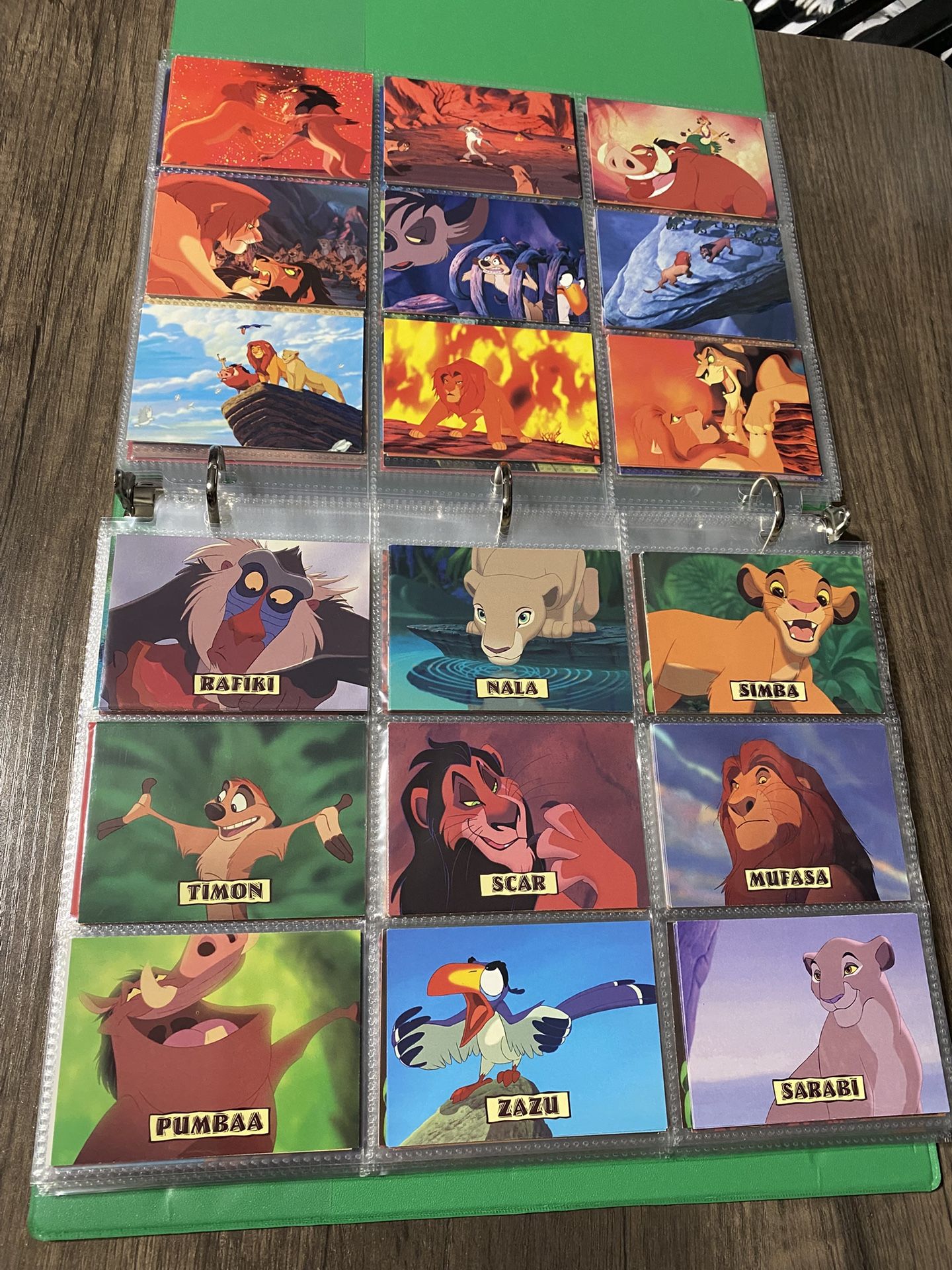 Vintage 1994 The Lion King Collector Cards
