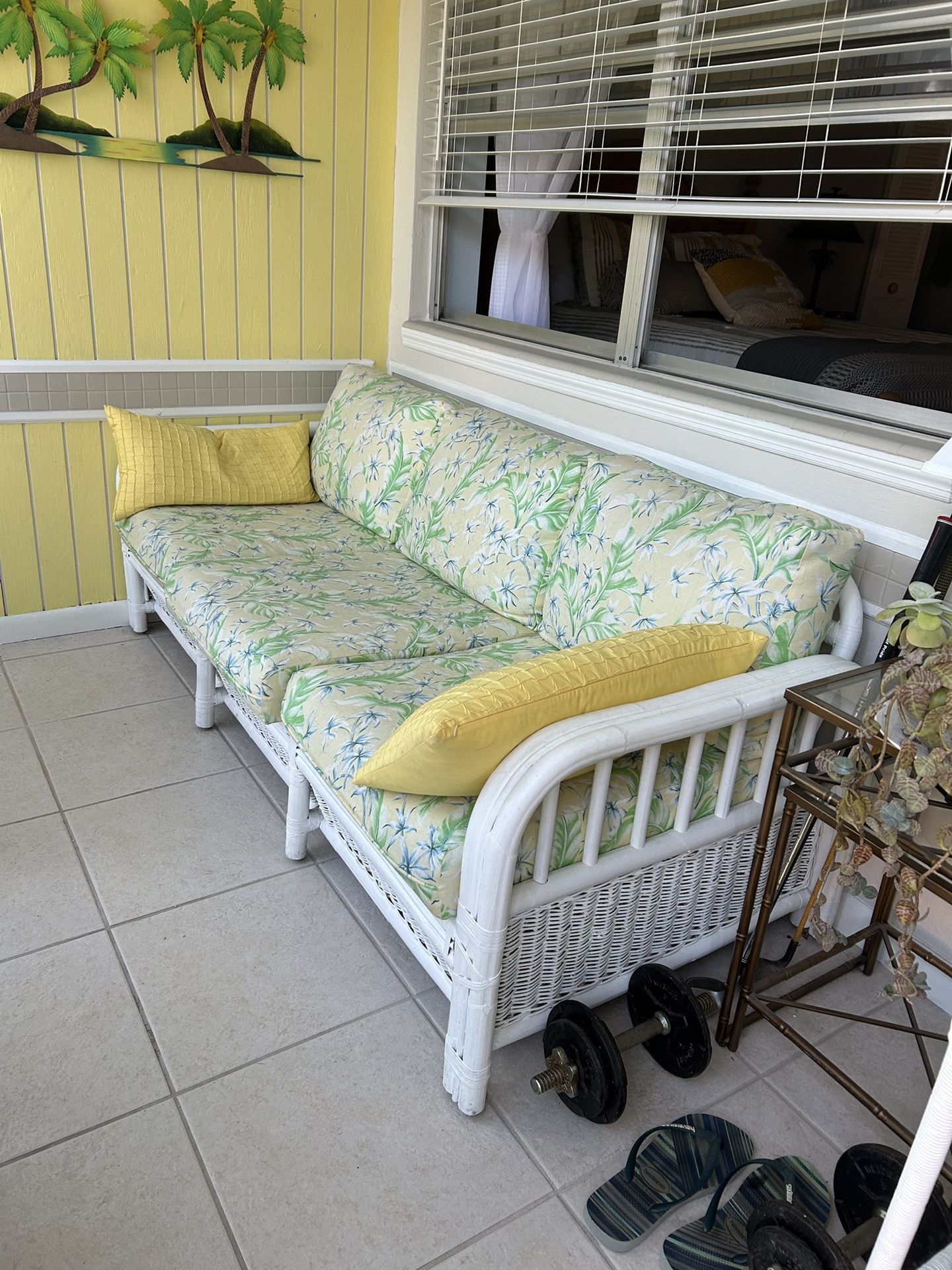 Sofa and matching chair-indoor outdoor