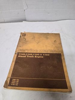 Caterpillar Service Manual  1140 ,1145 ,1150  diesel truck  engine