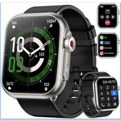 Smart Watch for Men Women, 1000 mAh 100 Day Battery Life