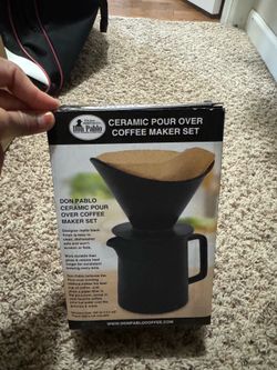 Ceramic pour over coffee maker set(brand new)