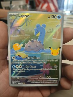 Pokémon 30th Anniversary 131/128 Holo Rare Pokémon Card