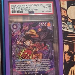 PSA 10 Op15 Luffy Sp 