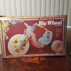 1983 POWDER PUFF BIG WHEEL IN BOX