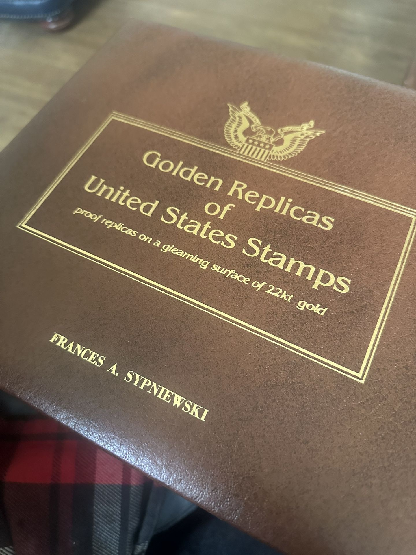 Golden Replicas Of United States Stamps 1980 To 1981 And One From 1983