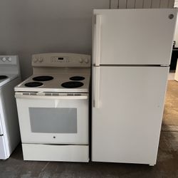 Set Coil Stove And Refrigerator Beige Al Working 