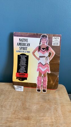 HALLOWEEN NATIVE AMERICAN INDIAN TODDLER SIZE 3T-4T COSTUME