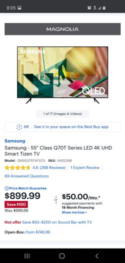 Samsung 55 inch smart tv