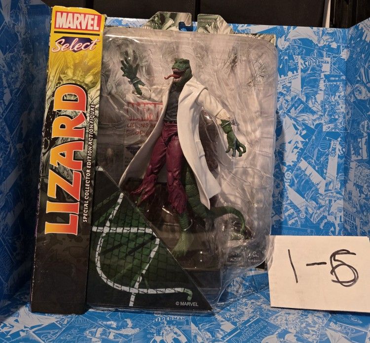 Marvel Select Lizard *Open Box* (Read Description)