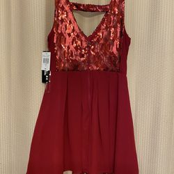 Red Cocktail Dress Size 5