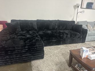 Black sectional 