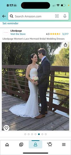 Beautiful Lace Mermaid Wedding Dress never worn