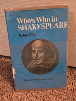 Who's who in Shakespeare book