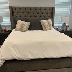 Cali King Bed Frame + Headboard
