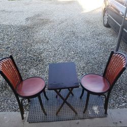 Early 80s Japanese Slate Back Chairs