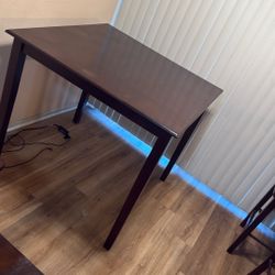 Dark Brown Dinner/coffee Table  