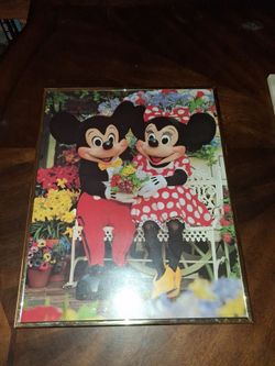 Disney framed art