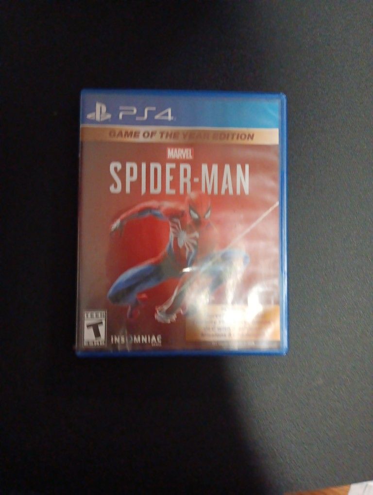 PS4 Game Of The Year Spider-man