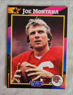 San Francisco 49ers Joe Montana Starting Lineup Card