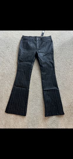 Waxed Flare Denim 