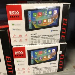 Boss Elite 7 Inch Apple CarPlay And Android Auto Stereo